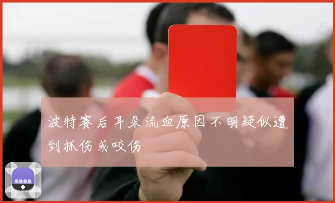 波特赛后耳朵流血原因不明疑似遭到抓伤或咬伤